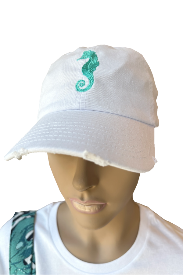 Jockey cap with embroidery