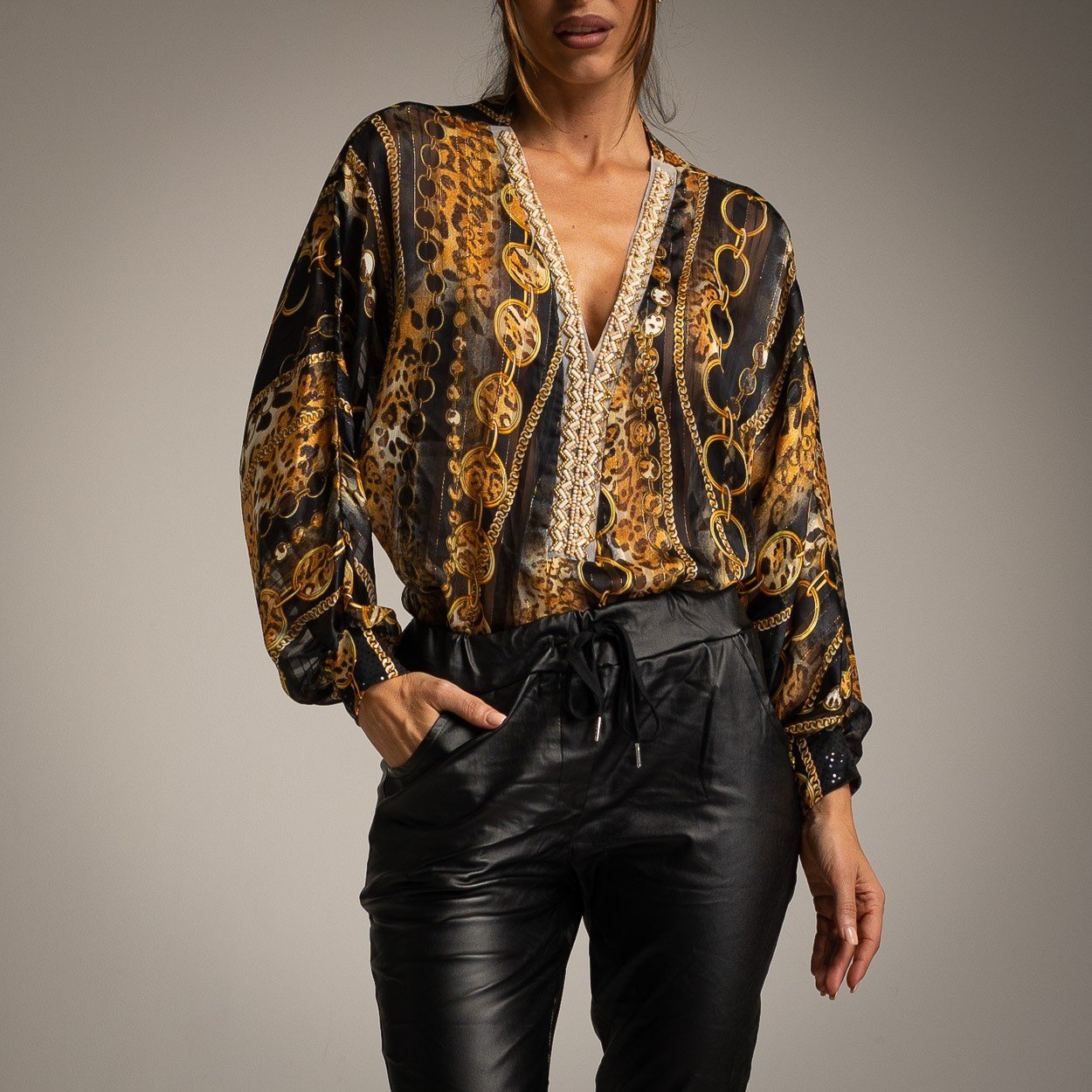 Animal print μπλουζα - Image 3