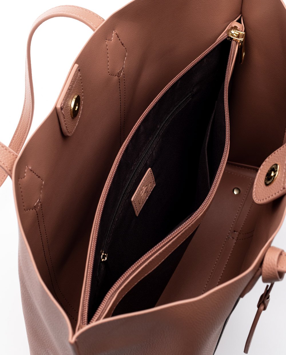 Τσάντα ώμου ροζ σε συνδυασμό με φλοραλ λεπτομέρεια. - Image 6