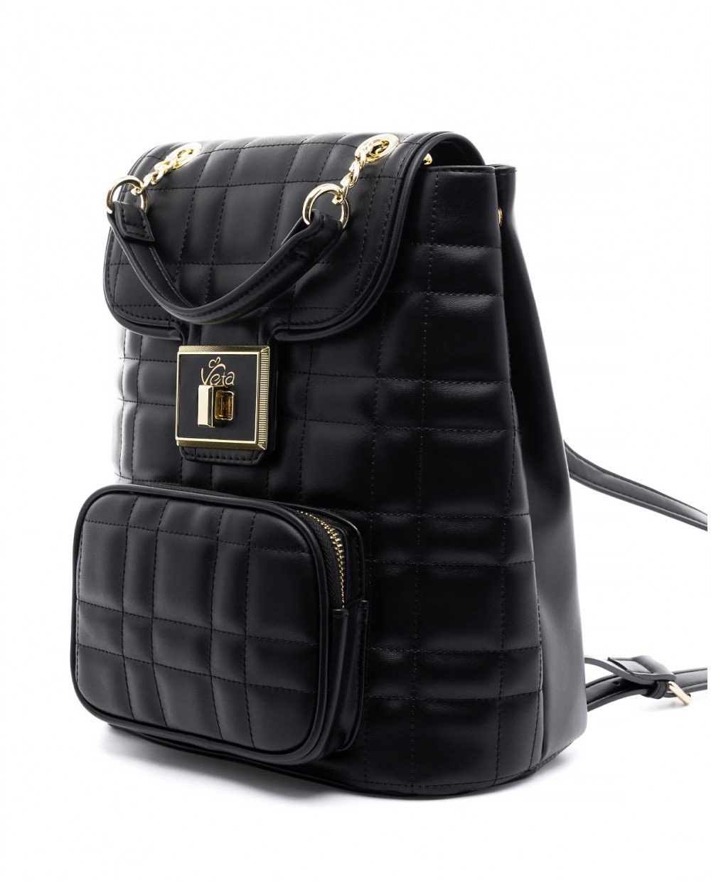 Σακίδιο πλάτης μαύρο καπιτονέ. - Image 3