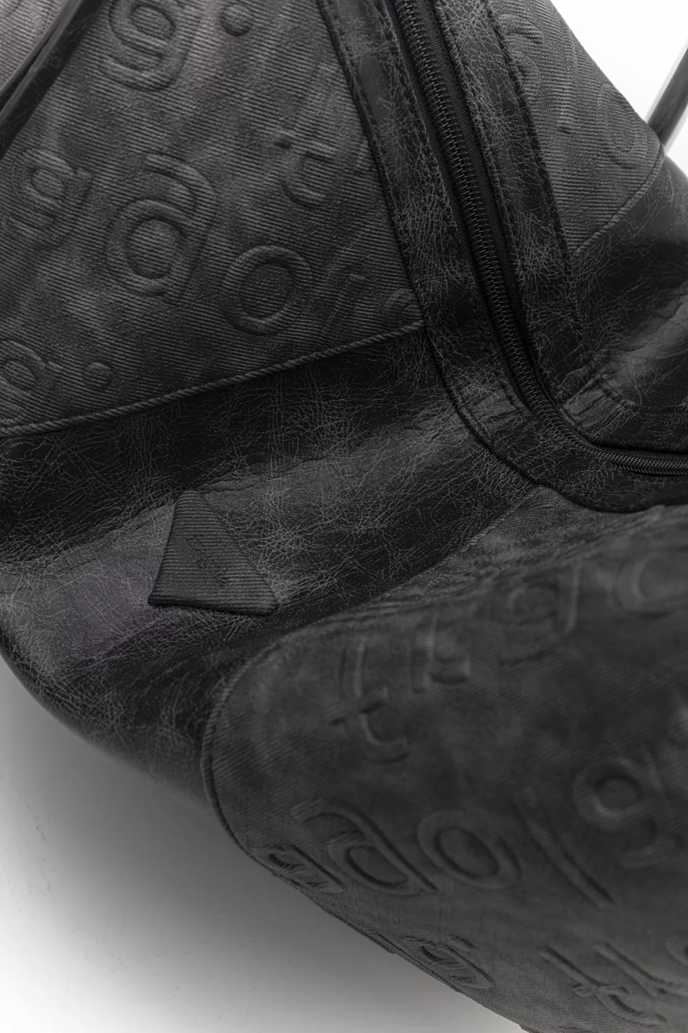 Μεγάλη χιαστί και crossbody τσάντα jean - Image 2