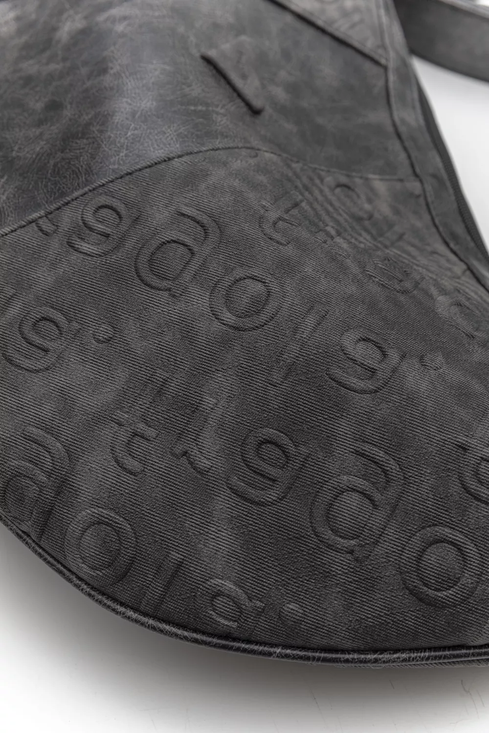 Μεγάλη χιαστί και crossbody τσάντα jean - Image 3