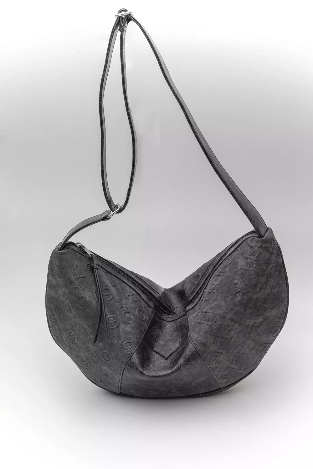 Μεγάλη χιαστί και crossbody τσάντα jean