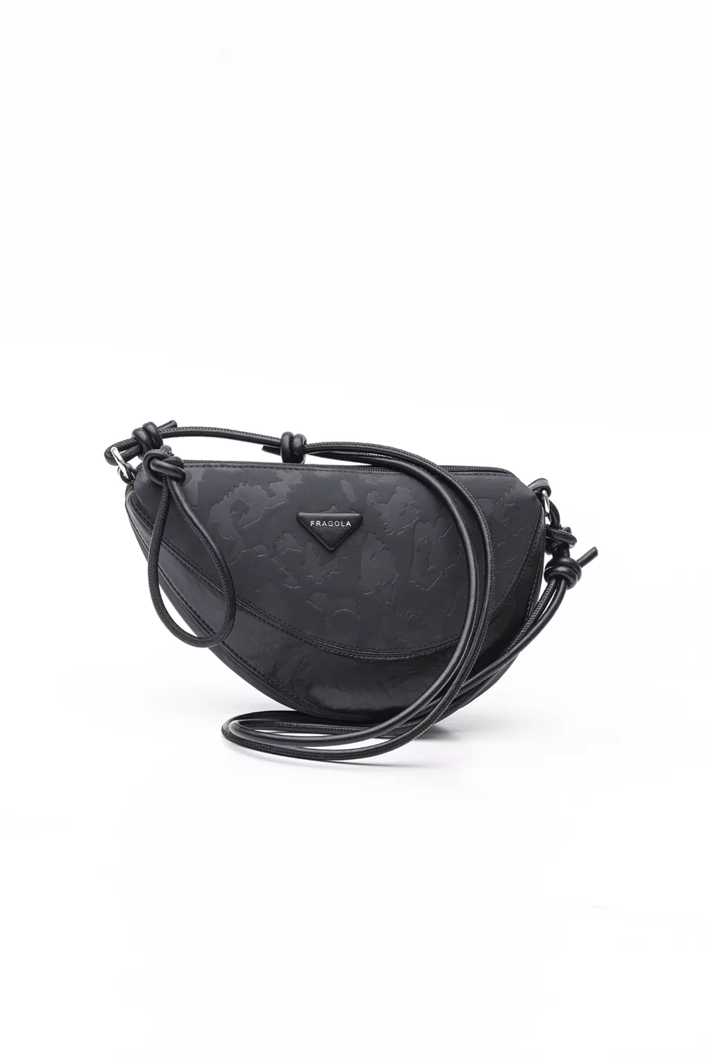 Τσάντα ώμου και χειρός με ιδιαίτερη γραμμή με print - Image 2