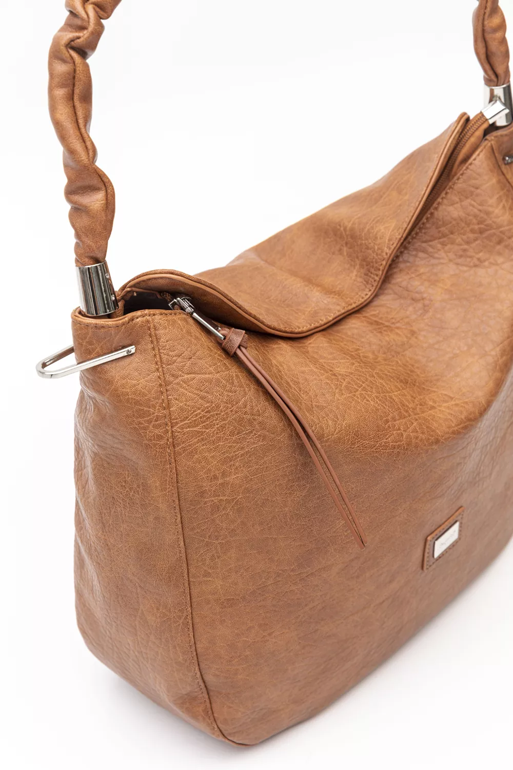 Μεγάλη μαλακή τσάντα με ιδιαίτερο χέρι για τον ώμο - Image 3