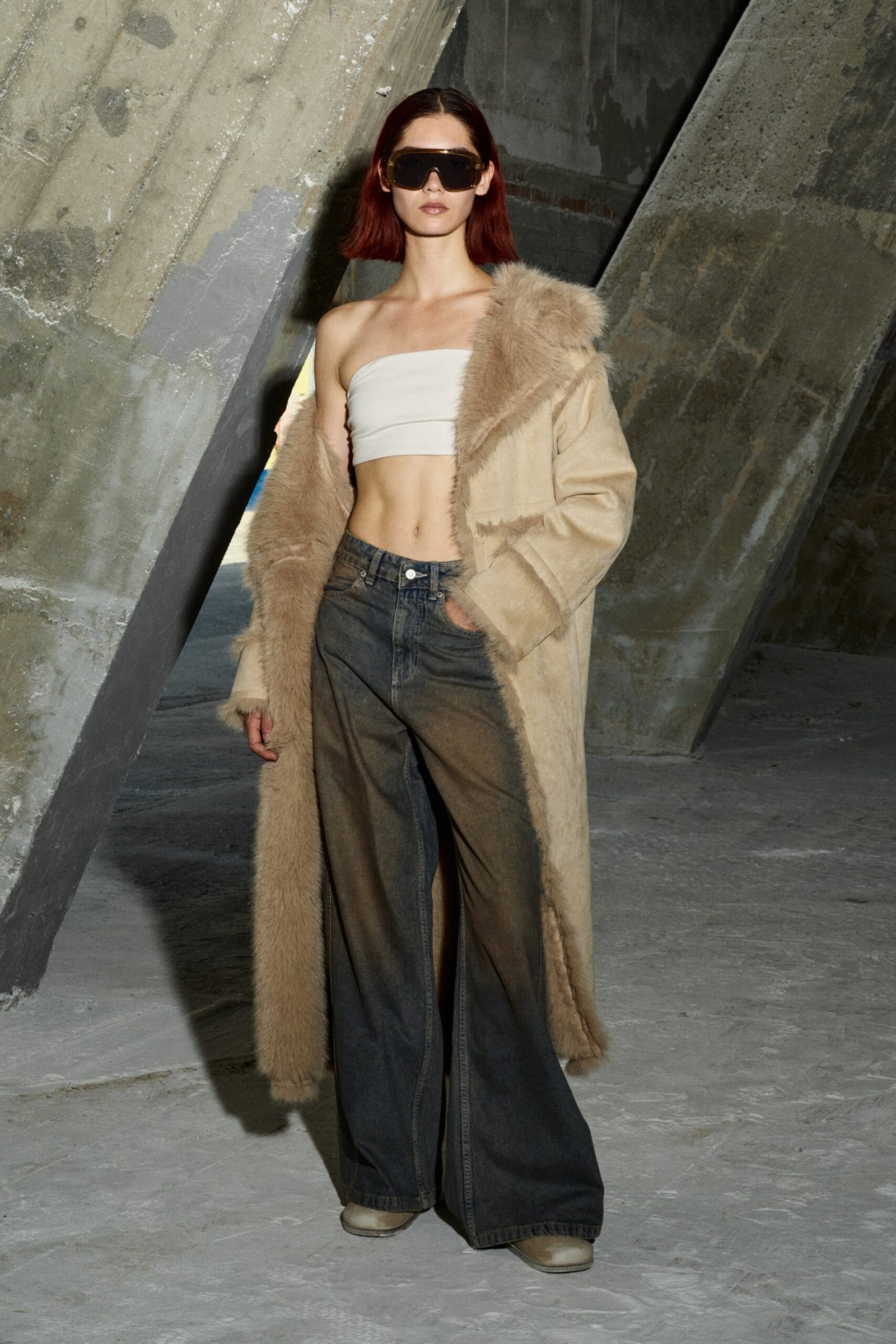 Παλτό Μακρύ Σουέτ - Image 11