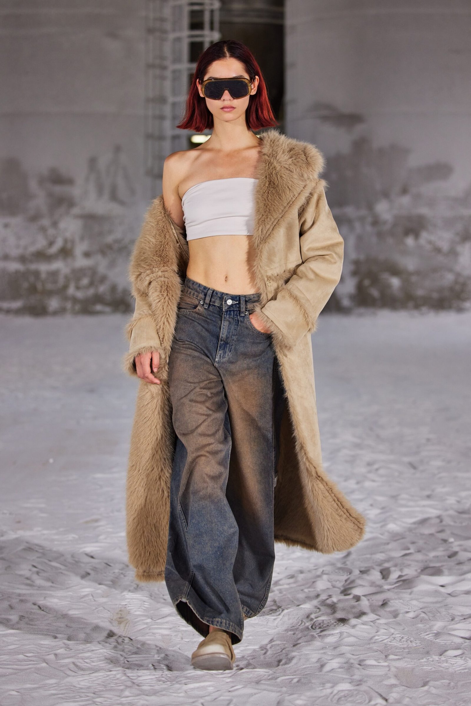 Παλτό Μακρύ Σουέτ - Image 10