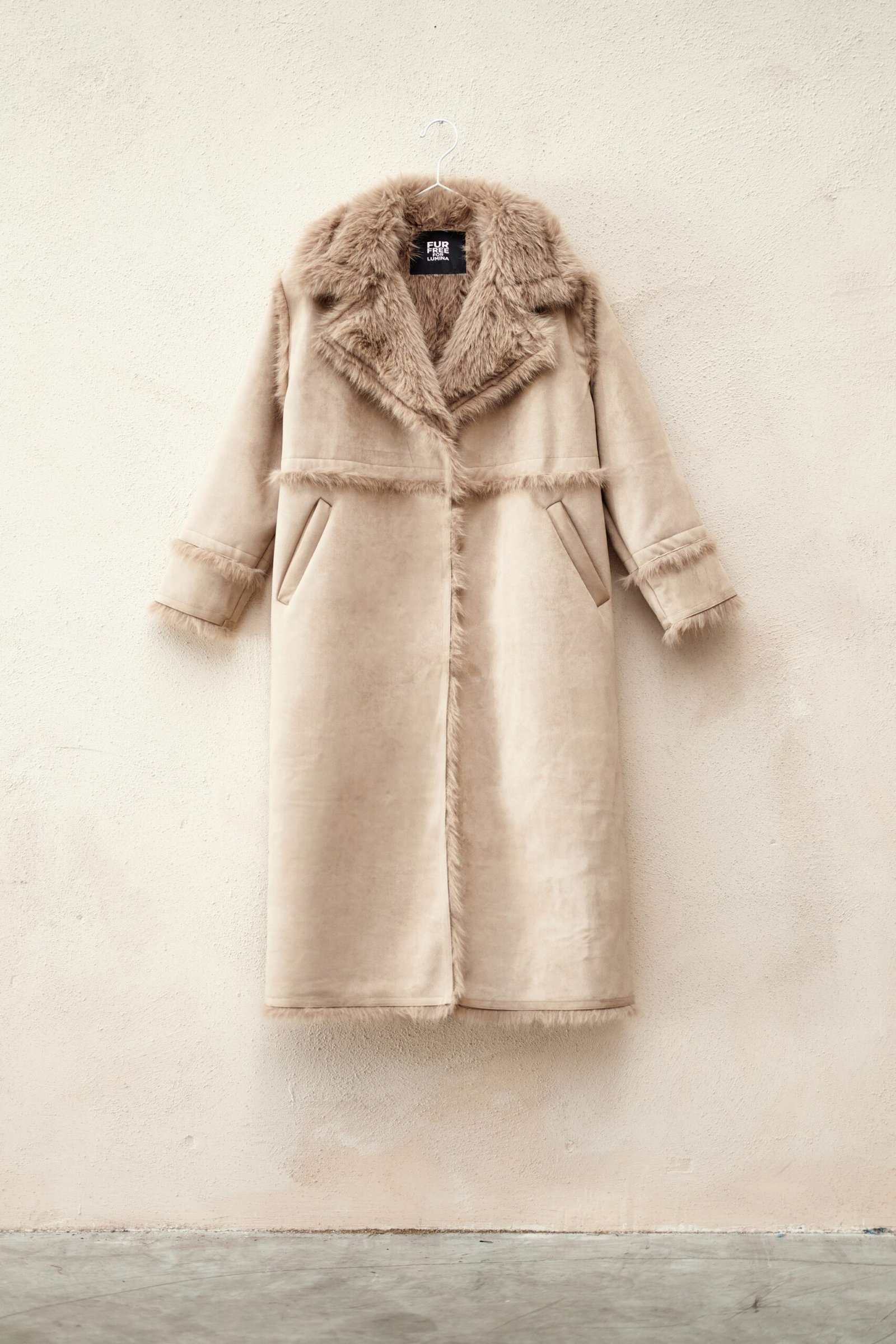 Παλτό Μακρύ Σουέτ - Image 8