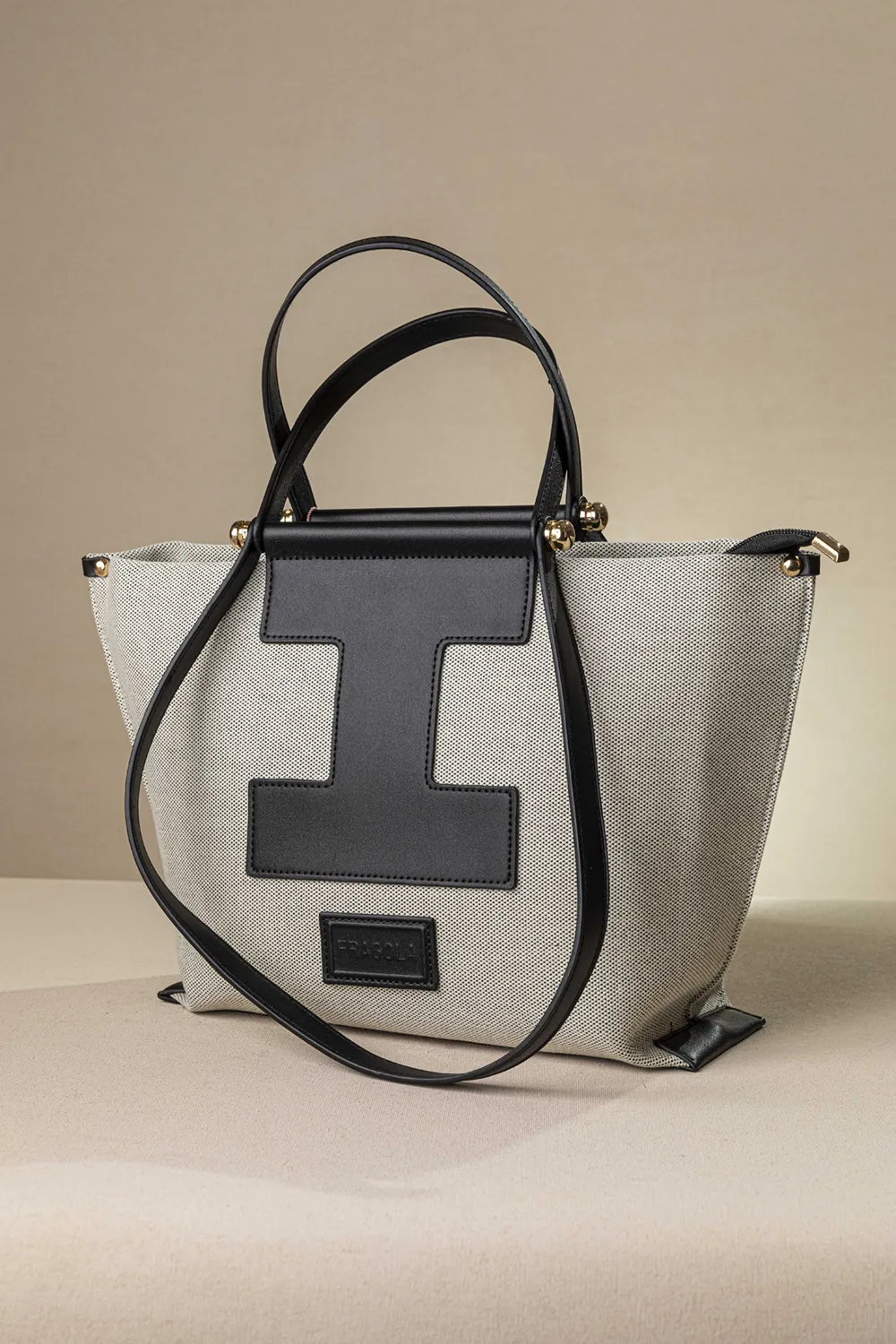 Τσάντα χειρός και ώμου από καραβόπανο - Image 2