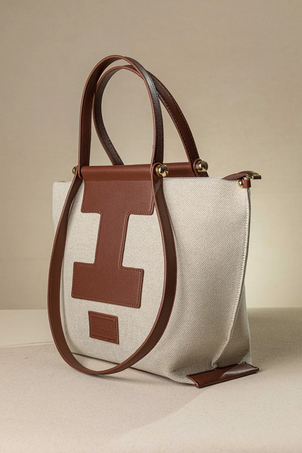 Τσάντα χειρός και ώμου από καραβόπανο - Image 6