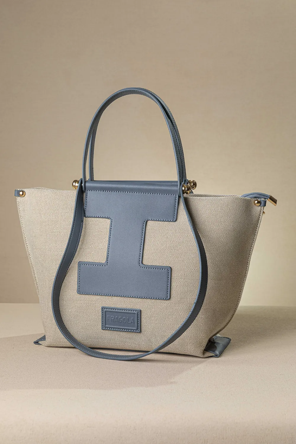 Τσάντα χειρός και ώμου από καραβόπανο