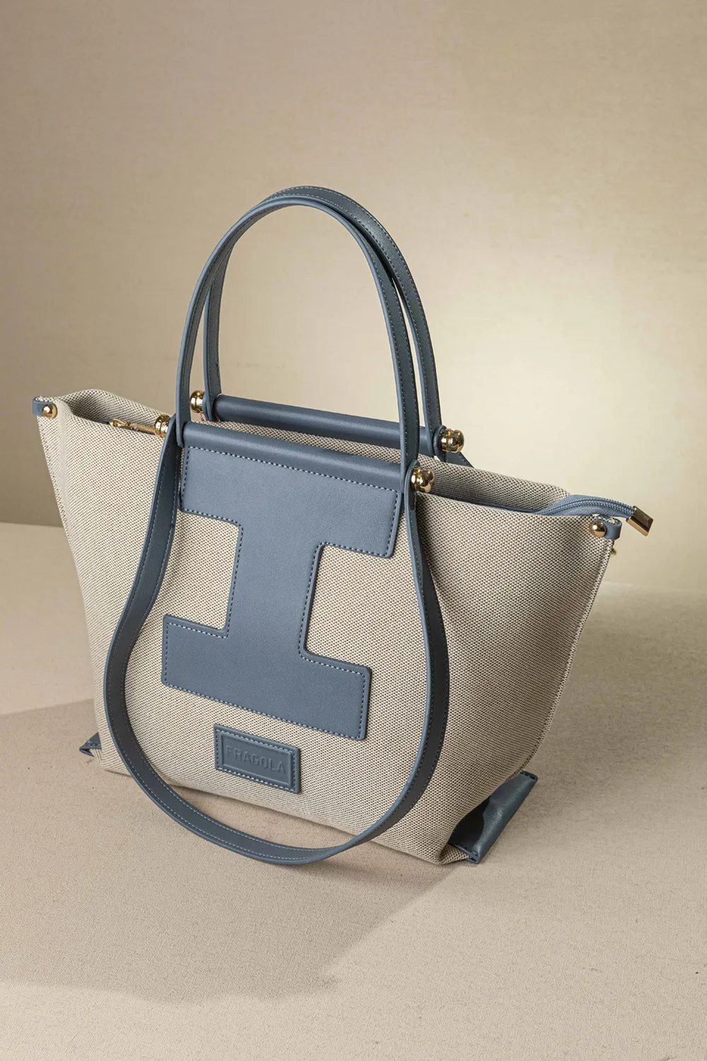 Τσάντα χειρός και ώμου από καραβόπανο - Image 9