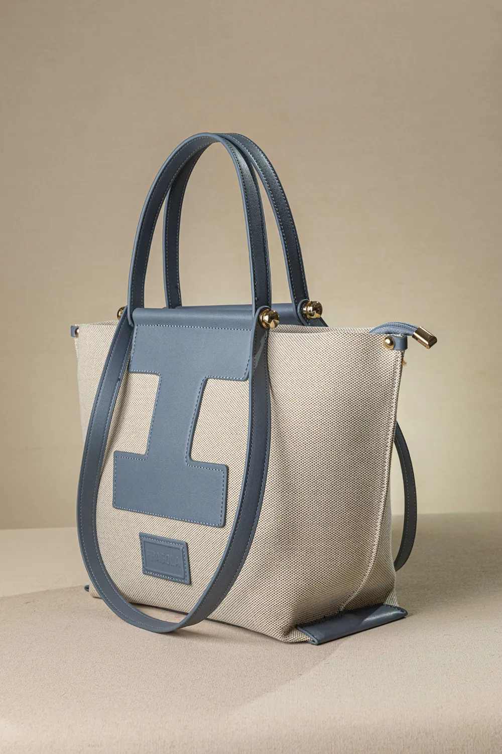 Τσάντα χειρός και ώμου από καραβόπανο - Image 10