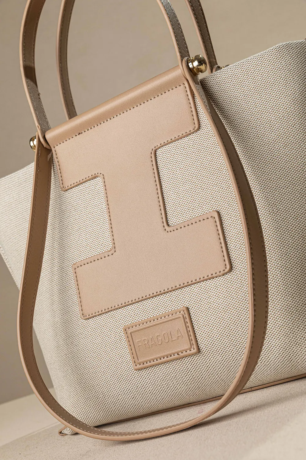 Τσάντα χειρός και ώμου από καραβόπανο - Image 12