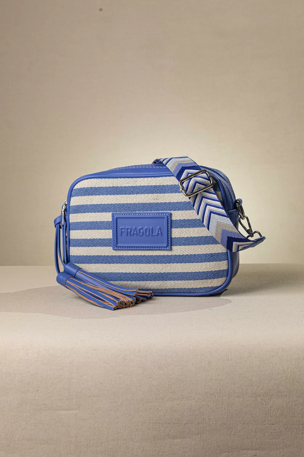 Χιαστί διθέσια τσάντα ώμου και χιαστί από καραβόπανο - Image 5