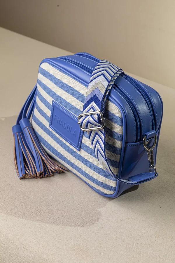 Χιαστί διθέσια τσάντα ώμου και χιαστί από καραβόπανο