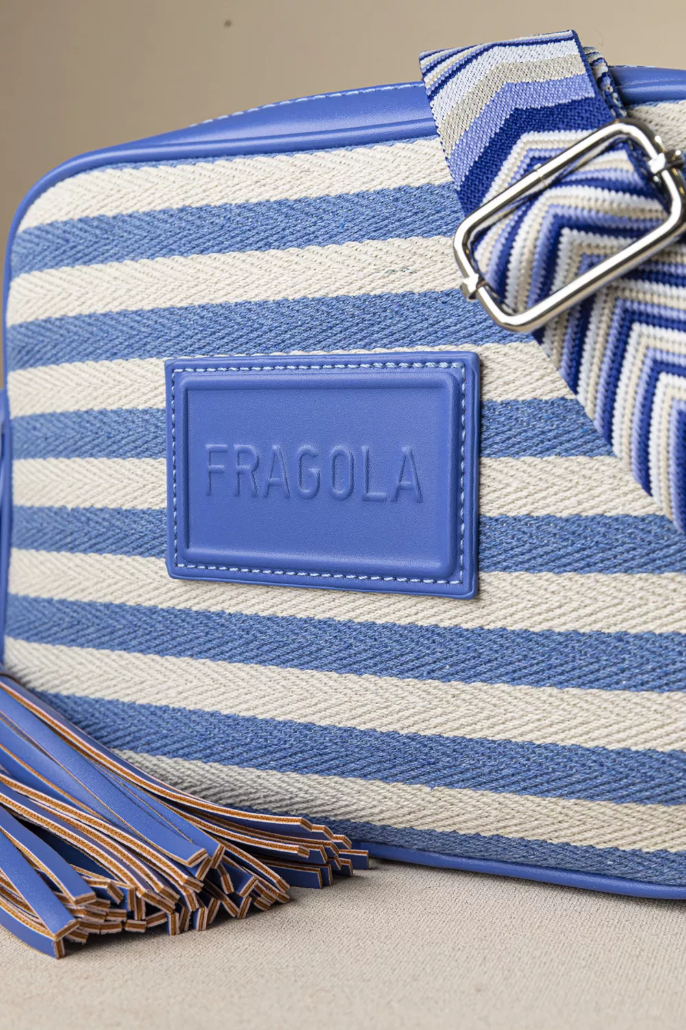 Χιαστί διθέσια τσάντα ώμου και χιαστί από καραβόπανο - Image 7