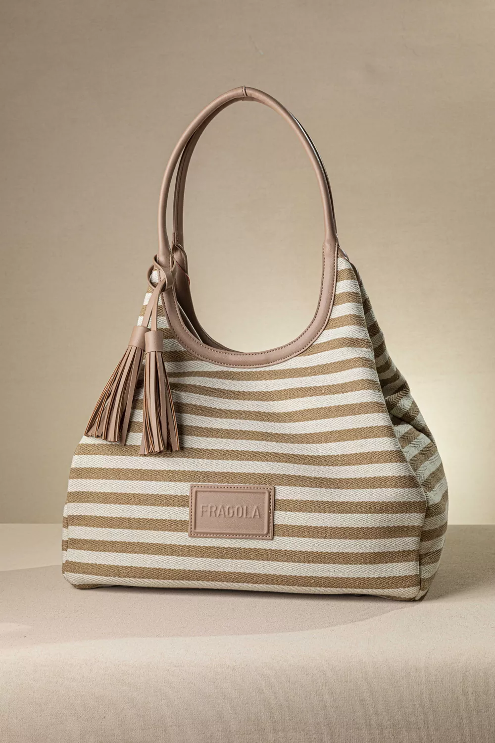 Τεράστια shopping bag από καραβόπανο - Image 2