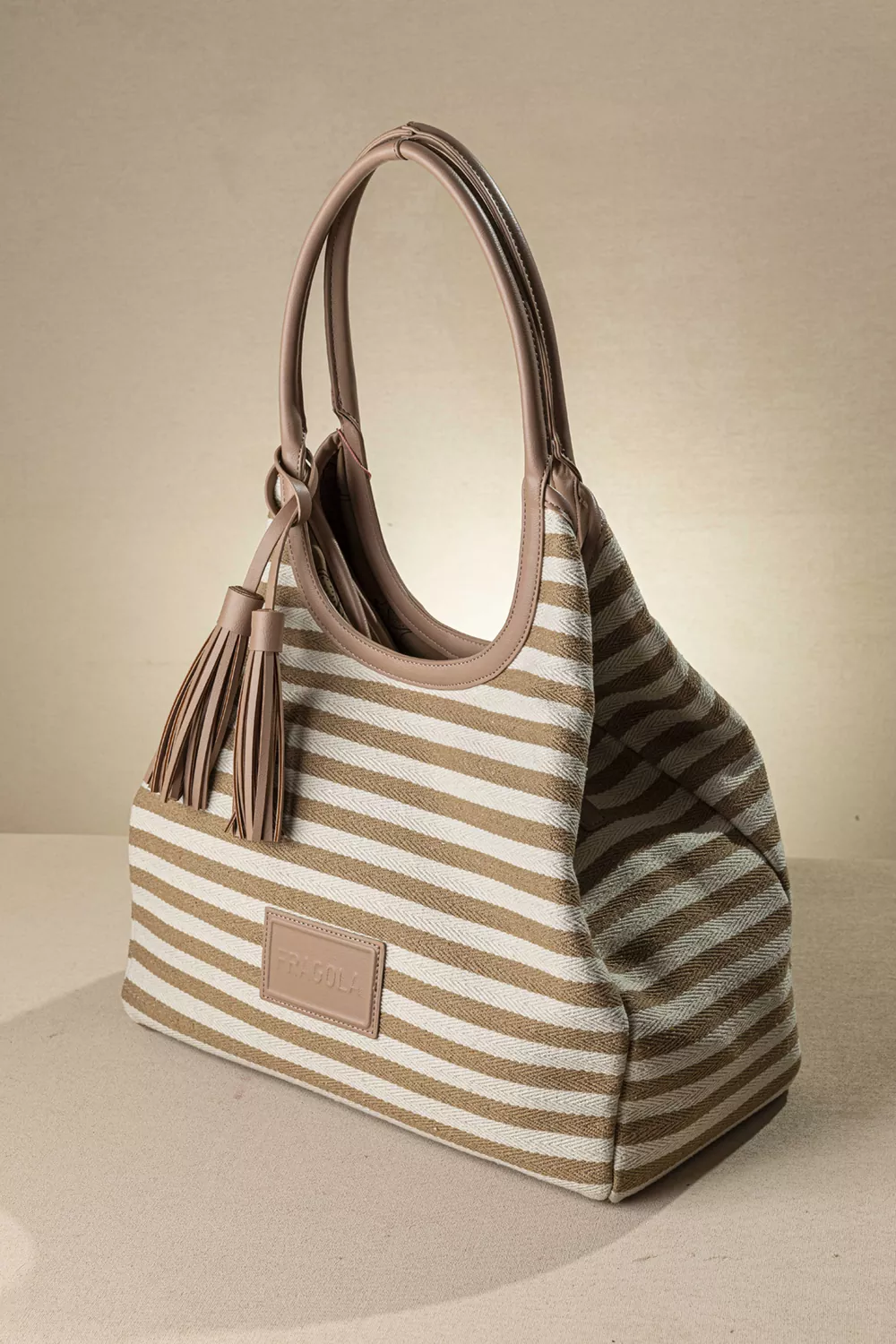 Τεράστια shopping bag από καραβόπανο - Image 3