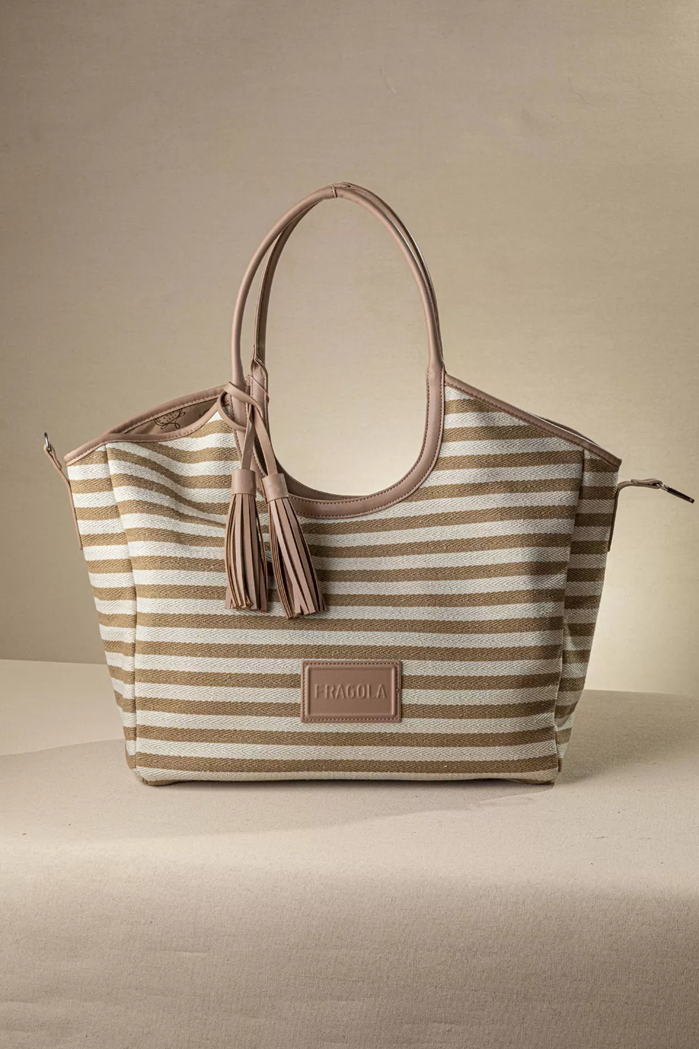 Τεράστια shopping bag από καραβόπανο - Image 4