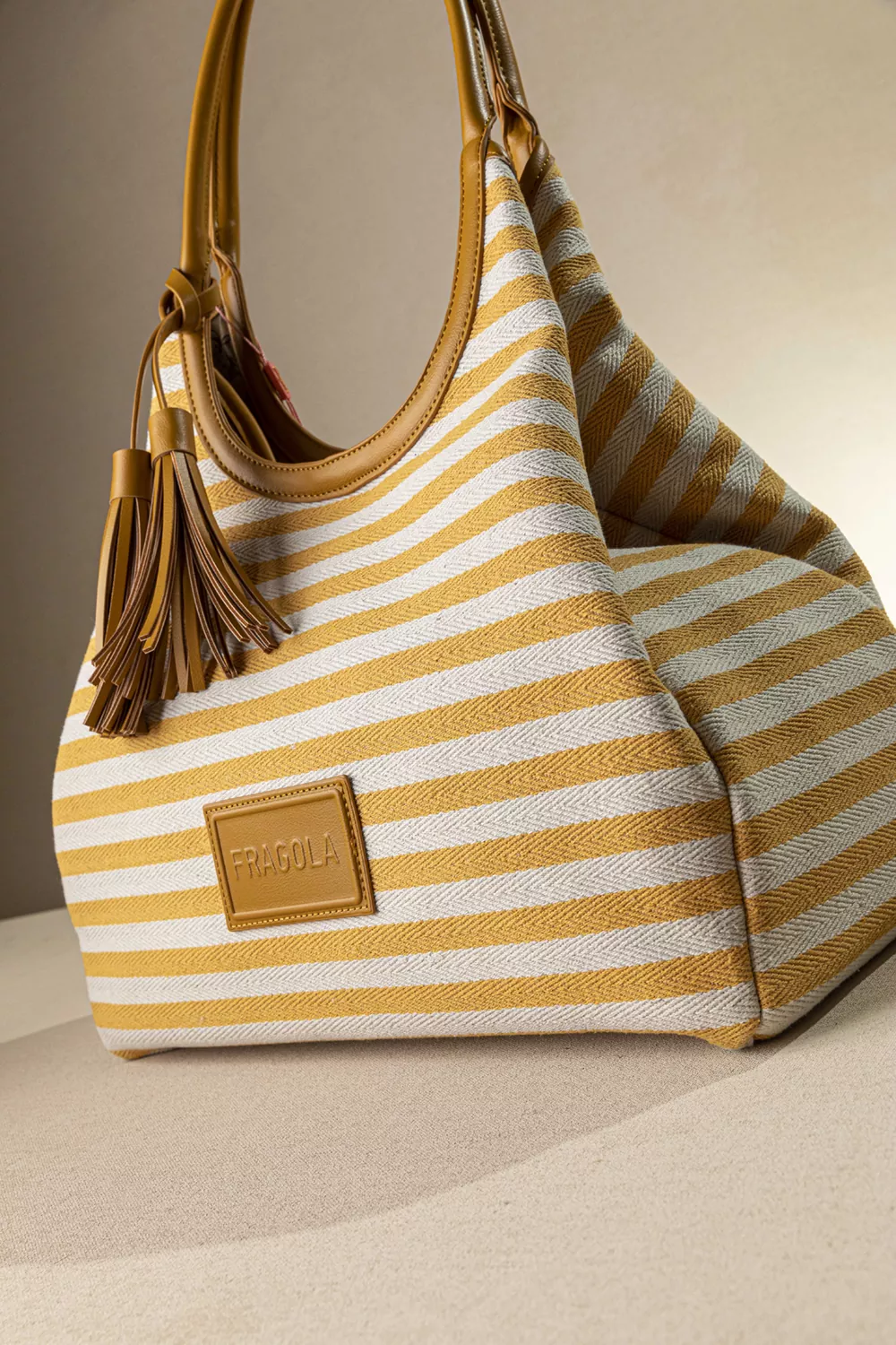 Τεράστια shopping bag από καραβόπανο - Image 9