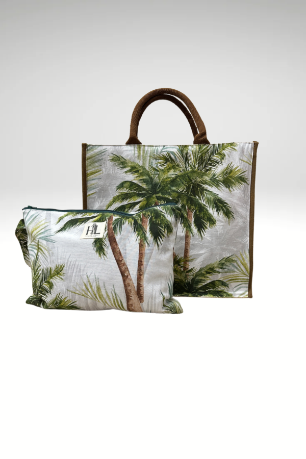 Χειροποίητο σετ τσάντας παραλίας και τσαντάκι